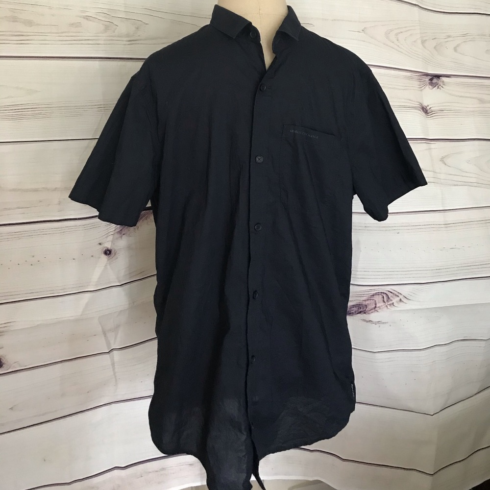 Armani Exchange | men’s navy blue short sleeve